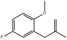 3-(5-FLUORO-2-METHOXYPHENYL)-2-METHYL-1-PROPENE Struktur