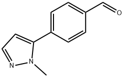 4-(1-METHYL-1H-PYRAZOL-5-YL)BENZALDEHYDE Struktur