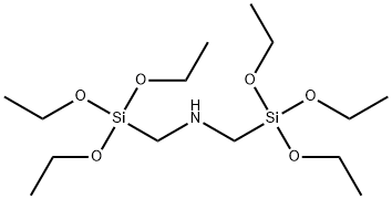 BIS(TRIETHOXYSILYLMETHYL)AMINE Struktur