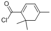 1,3-Cyclohexadiene-1-carbonyl chloride, 4,6,6-trimethyl- (9CI) Struktur