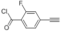 Benzoyl chloride, 4-ethynyl-2-fluoro- (9CI) Struktur