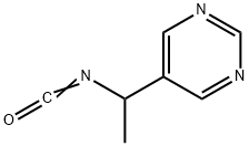 Pyrimidine, 5-(1-isocyanatoethyl)- (9CI) Struktur