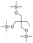 5-Ethyl 2,2,8,8-tetramethyl-5-[[(trimethylsil)oxy]methyl]-3,7-dioxa-2,8-disilanonane Struktur