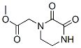 1-Piperazineaceticacid,2,3-dioxo-,methylester(9CI) Struktur