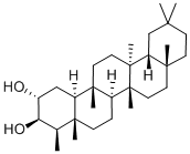 Friedelane-2α,3β-diol Struktur