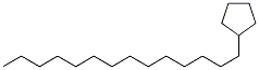 1-cyclopentyltetradecane Struktur