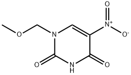 5-NITRO-1-METHOXYMETHYLURACIL Struktur