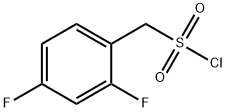 2,4-DIFLUOROBENZYLSULFONYL CHLORIDE Structure