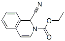 1-Cyano-1,2-dihydroisoquinoline-2-carboxylic acid ethyl ester Struktur