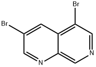 3,5-Dibromo-1,7-naphthyridine Struktur