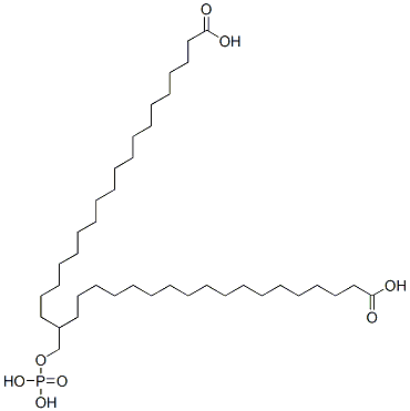 1-[(phosphonooxy)methyl]ethane-1,2-diyl distearate Struktur