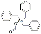 (Formyloxy)tris(phenylmethyl)stannane Struktur