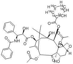 PACLITAXEL-(2-BENZOYL RING-UL-14C) Struktur