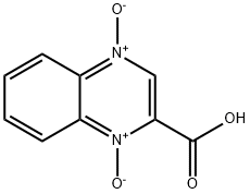 2-QUINOXALINECARBOXYLICACID1,4-DIOXIDE Struktur