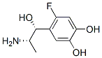 1,2-Benzenediol, 4-(2-amino-1-hydroxypropyl)-5-fluoro-, [R-(R*,S*)]- (9CI) Struktur