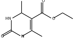 ETHYL 4,6-DIMETHYL-2-OXO-1,2,3,4-TETRAHYDROPYRIMIDINE-5-CARBOXYLATE Struktur