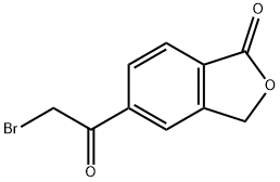 5-(2-bromoacetyl)isobenzofuran-1(3H)-one Struktur