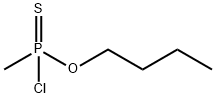 Methylphosphonochloridothioic acid O-butyl ester Struktur