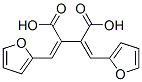 1,4-Di(2-furyl)-1,3-butadiene-2,3-dicarboxylic acid Struktur