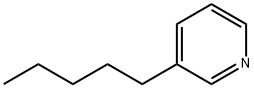 Pyridine, 3-pentyl- Struktur