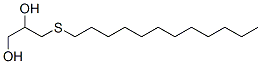 3-dodecylthiopropane-1,2-diol Struktur