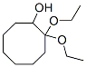 Cyclooctanol, 2,2-diethoxy-, (+)- (9CI) Struktur