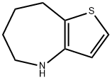 5,6,7,8-TETRAHYDRO-4H-THIENO[3,2-B]AZEPINE Struktur