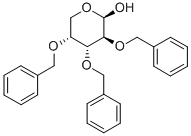 2,3,4-TRI-O-BENZYL-BETA-D-ARABINOPYRANOSE Struktur