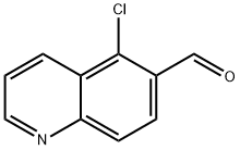 5-Chloroquinoline-6-carbaldehyde Struktur