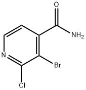 3-Bromo-2-chloroisonicotinamide Struktur