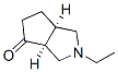 Cyclopenta[c]pyrrol-4(1H)-one, 2-ethylhexahydro-, cis- (9CI) Struktur