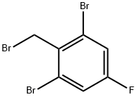 1,3-Dibromo-2-(bromomethyl)-5-fluorobenzene Struktur