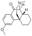 (-)-3-Methoxy-17-methyl-10-oxomorphinan Struktur