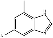 6-CHLORO-4-METHYLBENZIMIDAZOLE Struktur