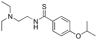 N-[2-(Diethylamino)ethyl]-p-isopropoxythiobenzamide Struktur