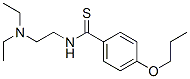 N-[2-(Diethylamino)ethyl]-p-propoxythiobenzamide Struktur