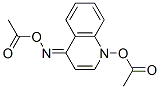 1-acetoxy-4-acetoxyimino-1,4-dihydroquinoline Struktur