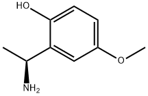 Phenol, 2-(1-aminoethyl)-4-methoxy-, (S)- (9CI) Struktur