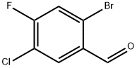 2-Bromo-5-chloro-4-fluorobenzaldehyde Struktur