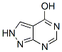 2H-Pyrazolo[3,4-d]pyrimidin-4-ol (9CI) Struktur