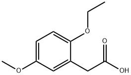 (2-ETHOXY-5-METHOXYPHENYL)-ACETIC ACID Struktur