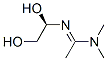 Ethanimidamide, N-(1,2-dihydroxyethyl)-N,N-dimethyl-, [R-(E)]- (9CI) Struktur