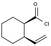 Cyclohexanecarbonyl chloride, 2-ethenyl-, cis- (9CI) Struktur