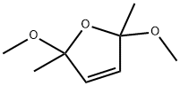 2,5-dihydro-2,5-dimethoxy-2,5-dimethylfuran Struktur