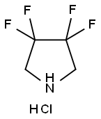 3,3,4,4-TETRAFLUOROPYRROLIDINE HYDROCHLORIDE Structure