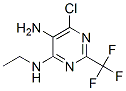 6-CHLORO-N4-ETHYL-2-(TRIFLUOROMETHYL)PYRIMIDINE-4,5-DIAMINE Struktur