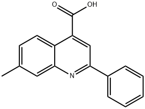 4-QUINOLINECARBOXYLIC ACID,7-METHYL-2-PHENYL- Struktur