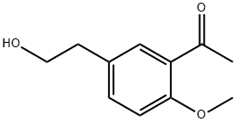 1-[5-(2-Hydroxyethyl)-2-Methoxyphenyl]ethanone Struktur