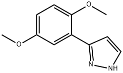 3-(2,5-DIMETHOXYPHENYL)-1H-PYRAZOLE Struktur