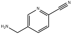 2-Pyridinecarbonitrile,5-(aminomethyl)-(9CI) Struktur